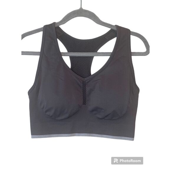 Zella Dark Grey Sports Bra Size L - Picture 1 of 3
